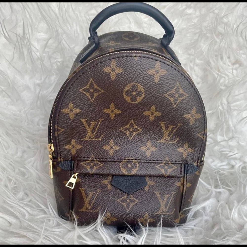 Monogrammed Mini Palm Springs Backpack 🤍